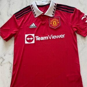 Adidas Red Manchester United Kids Jersey